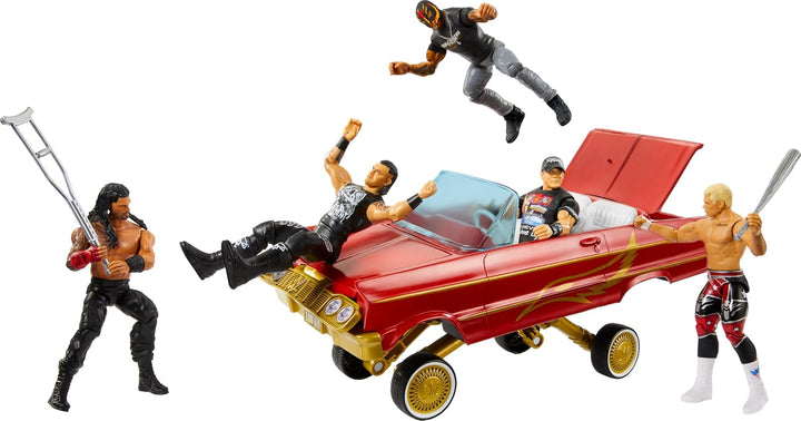 Mattel WWE - Figura de acción y vehículo de juguete, figura del eve...