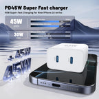 QZIIW - Cargador rápido para iPhone 18 17 16 Pro Max, cargador rápido USB C