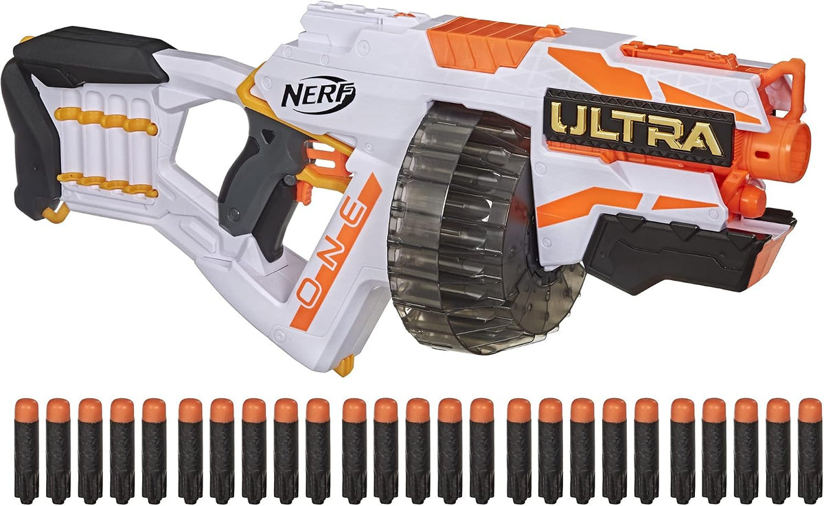 NERF Ultra One lanzador motorizado, tambor de 25 dardos (exclusivo de Amazon)