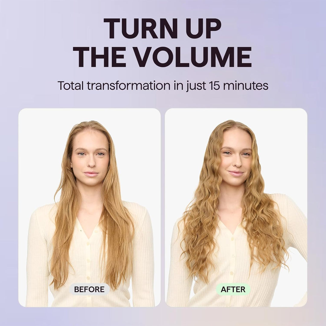 Wavytalk Power Wave rizador de cabello iónico para menos daño por c...