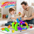 Juego de tren eléctrico Goody King de 69 piezas para niños de 3, 4, 5, 6, 7, 8 años
