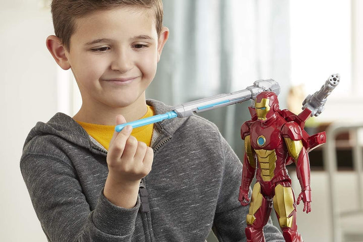 Avengers Marvel Titan Hero Series Blast Gear Iron Man Figura de acc...