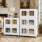 BROVIEW Contenedor de almacenamiento apilable extra grande de 300 cuartos