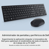 Dell Teclado y mouse inalámbricos avanzados - KM520 - Inalámbrico,...