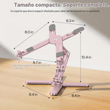 OMOTON Soporte elevador giratorio de 360° para laptop, soporte ergo...