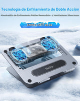 METFUT Soporte de refrigeración para laptop con enfriador termoeléc...