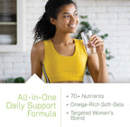 Irwin Naturals Multivitaminas de gel líquido verde vivo para mujer, 90, 90 unidades (paquete de 2)