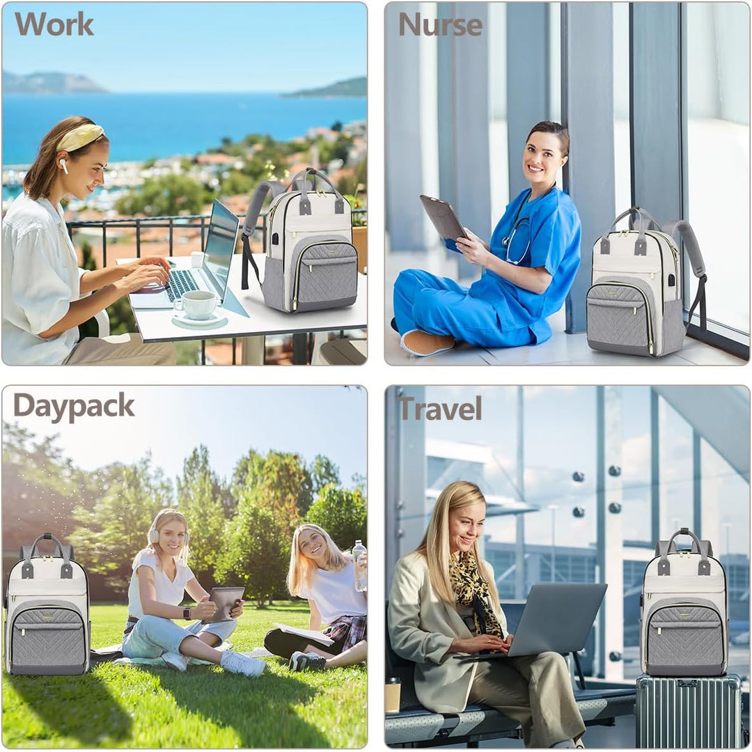 bagswan Mochila para Laptop para Mujeres Bolsa, 15,6 pulg.