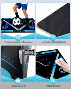 ZVD Tapete enrollado para entrenamiento de fútbol con video, tapete antideslizante para trabajo de pies