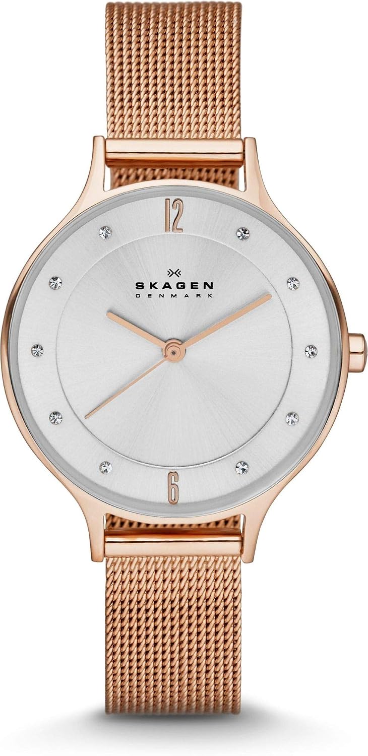 Skagen Anita Lille - Reloj minimalista de acero inoxidable para mujer