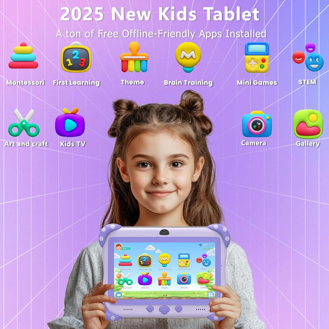 YINOCHE Tableta para Niños de 7 pulgadas Tableta para Niños Pequeño...