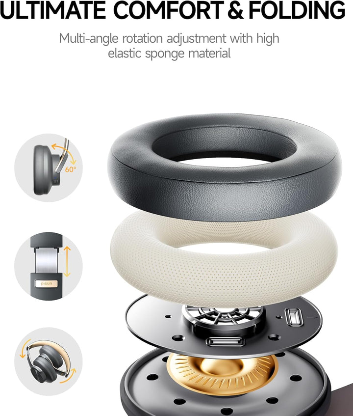 Picun Auriculares Bluetooth B8, auriculares inalámbricos Bluetooth...