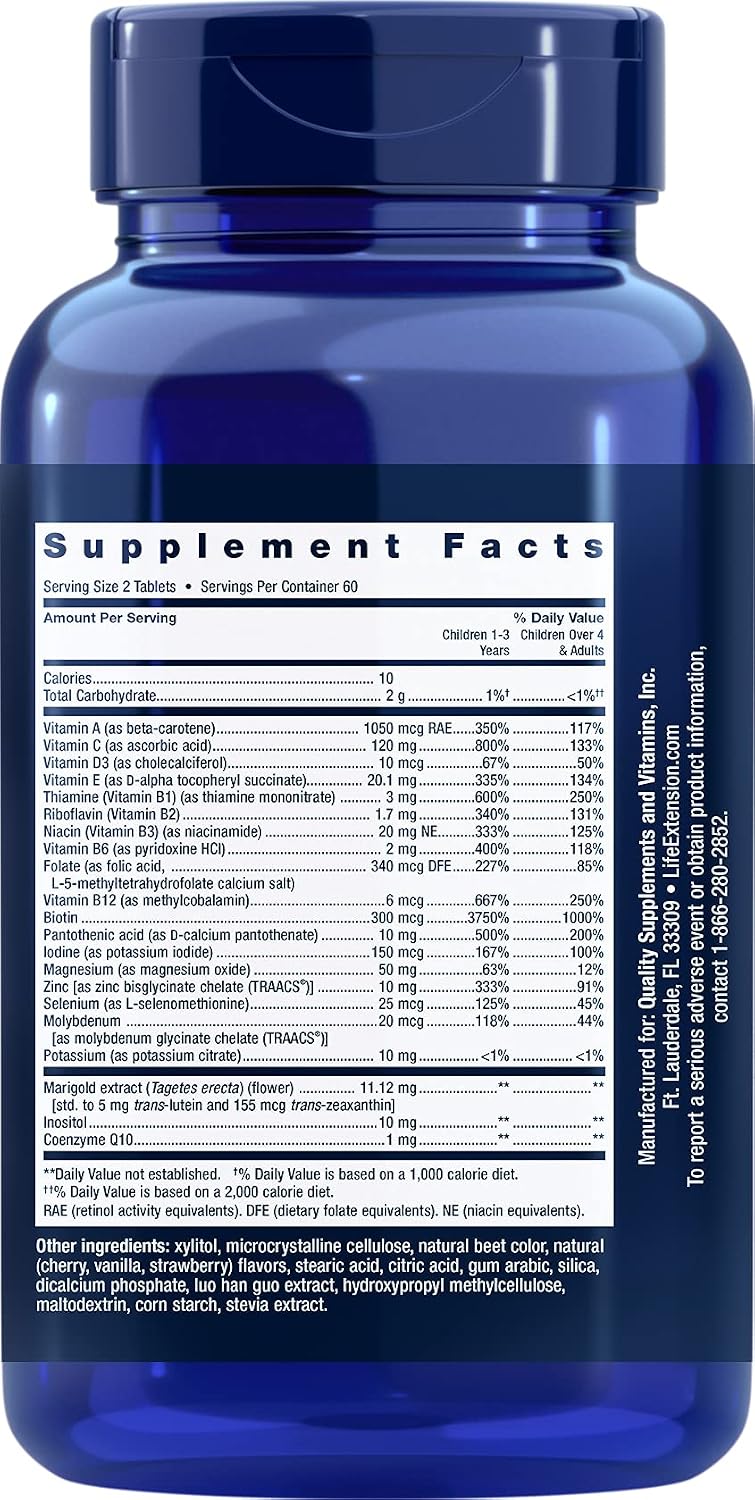 Life Extension Children's Formula Mix - Multivitamínico mastica...