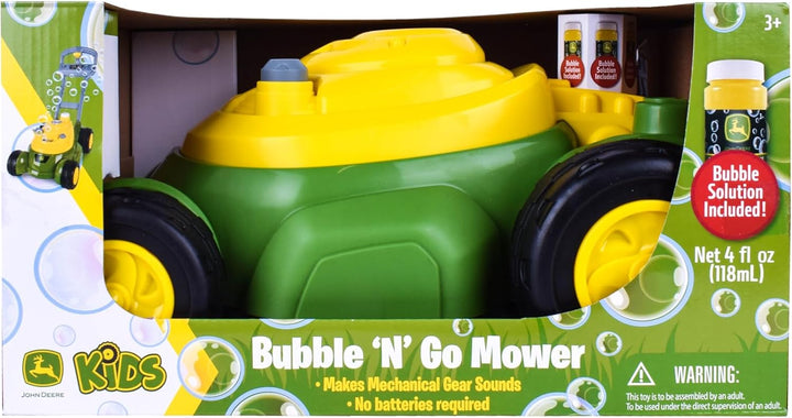 John Deere Cortacésped de burbujas para niños pequeños, máquinas so...
