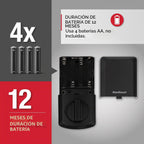 Kwikset SmartCode 260 - Cerradura de puerta con teclado electrónico sin llave con entrada automática, códigos de usuario personalizados, seguridad avanzada en negro mate contemporáneo