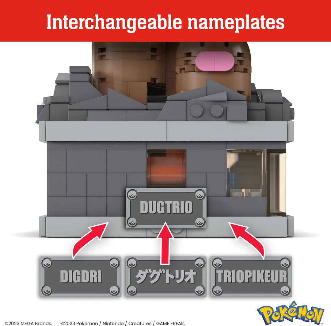 MEGA - Juego de juguetes de construcción de Pokémon mini