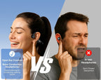 Nuevos auriculares de conducción ósea, auriculares Bluetooth 6.0 de oído abierto, 0.92 oz ligeros, IPX6 impermeable, 8H Playtime Auriculares de conducción ósea con micrófono para