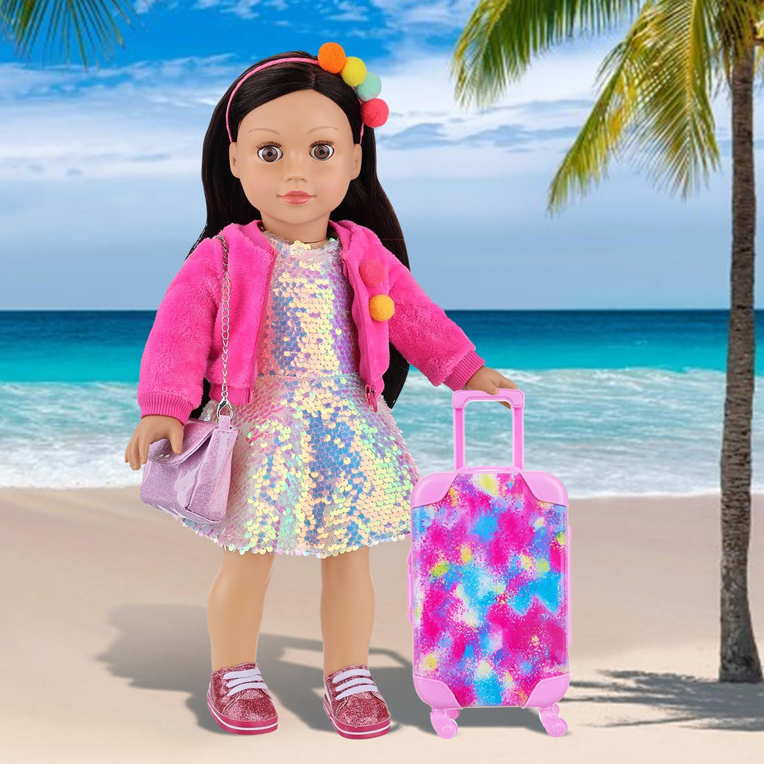 K.T. Fancy Ropa y accesorios de muñeca americana de 18 pulgadas, ju...