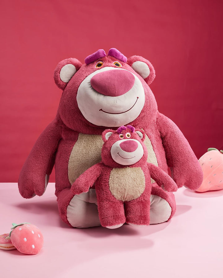 MINISO Oso de peluche Lotso de fresa de 12" de Disney - Juguete...