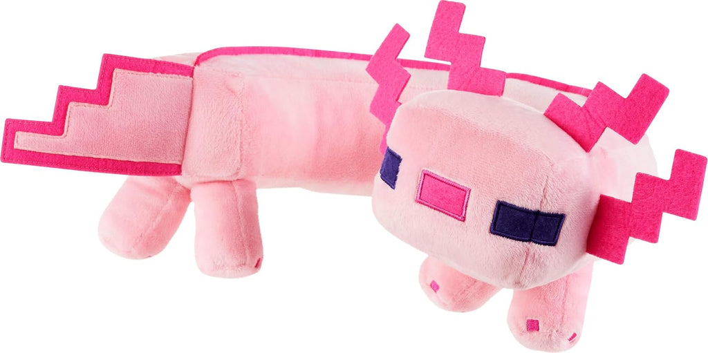 Mattel Minecraft Axolotl - Almohada para el cuello, juguete de peluche