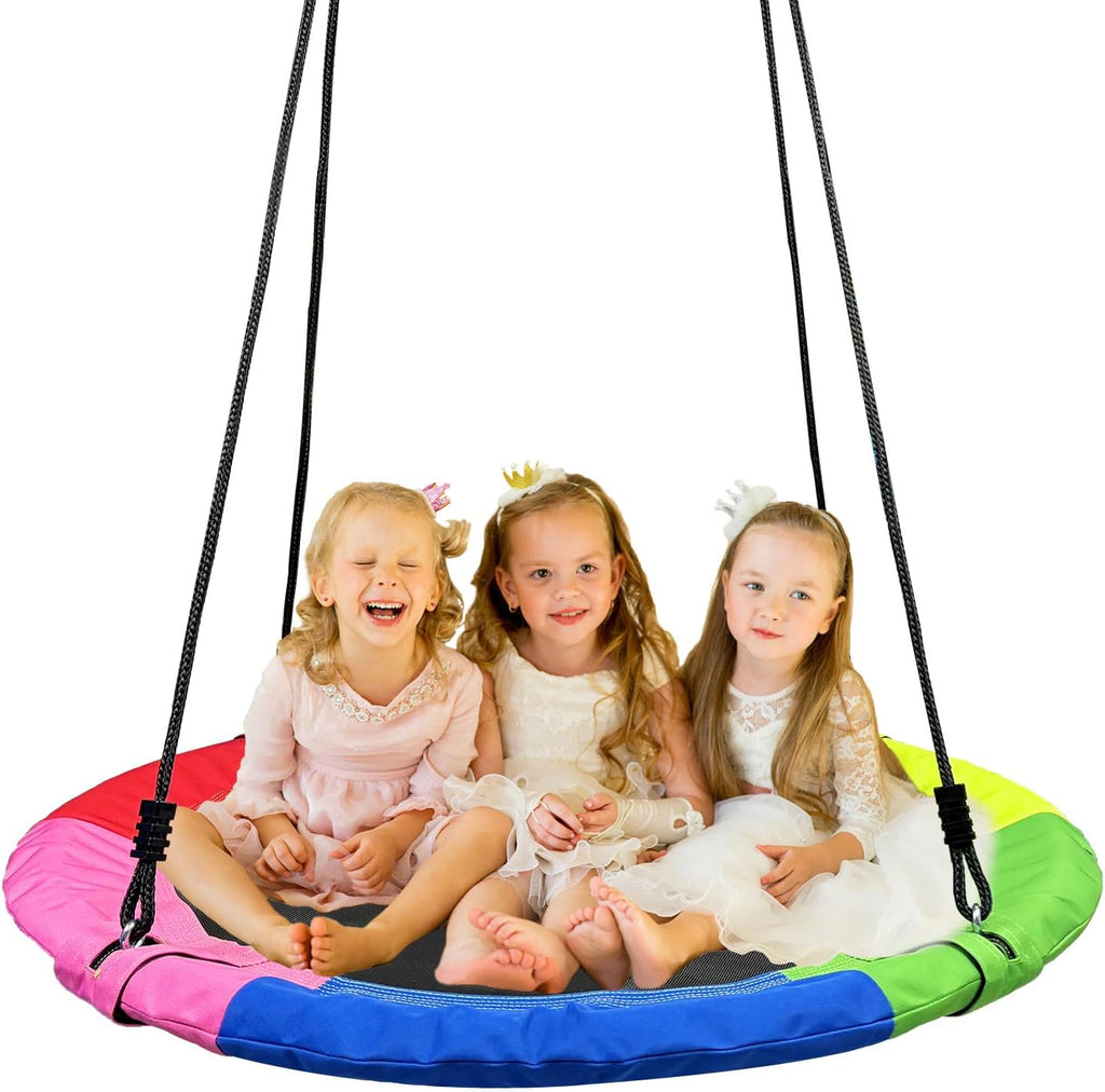 Columpio de árbol con platillo volador de 40 pulgadas para niños, 900D