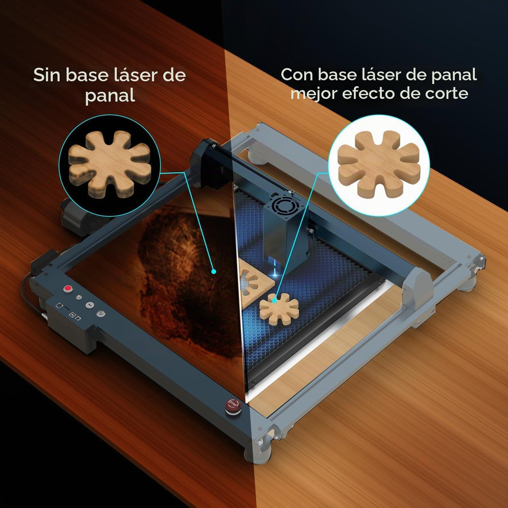 Mesa de trabajo Longer Honeycomb Laser, cama en panal de abeja de 440 x 440 mm con panel de aluminio