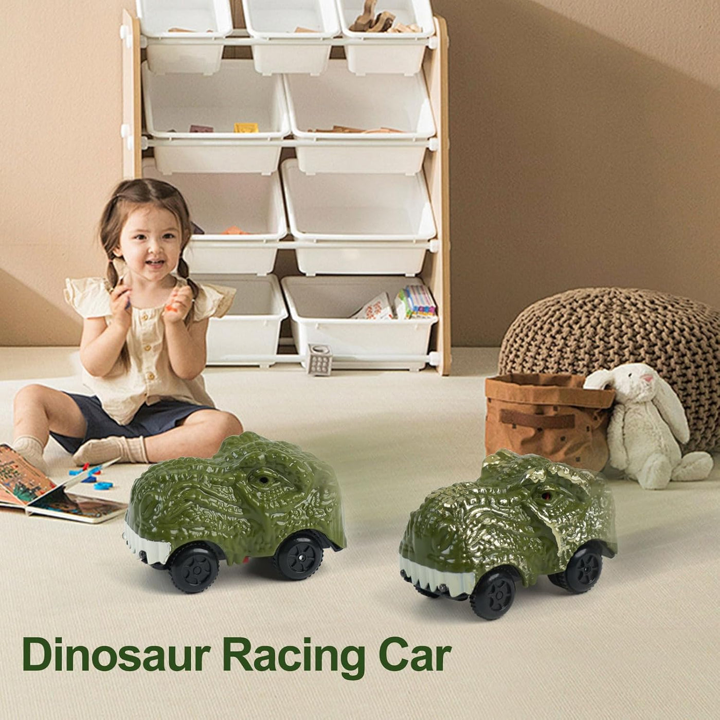 BEMITON Paquete de 2 autos de dinosaurio de juguete \u2013 Regalos...