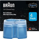 Braun - Cartuchos de recambio CCR, 4 unidades, cartuchos Clean & Renew