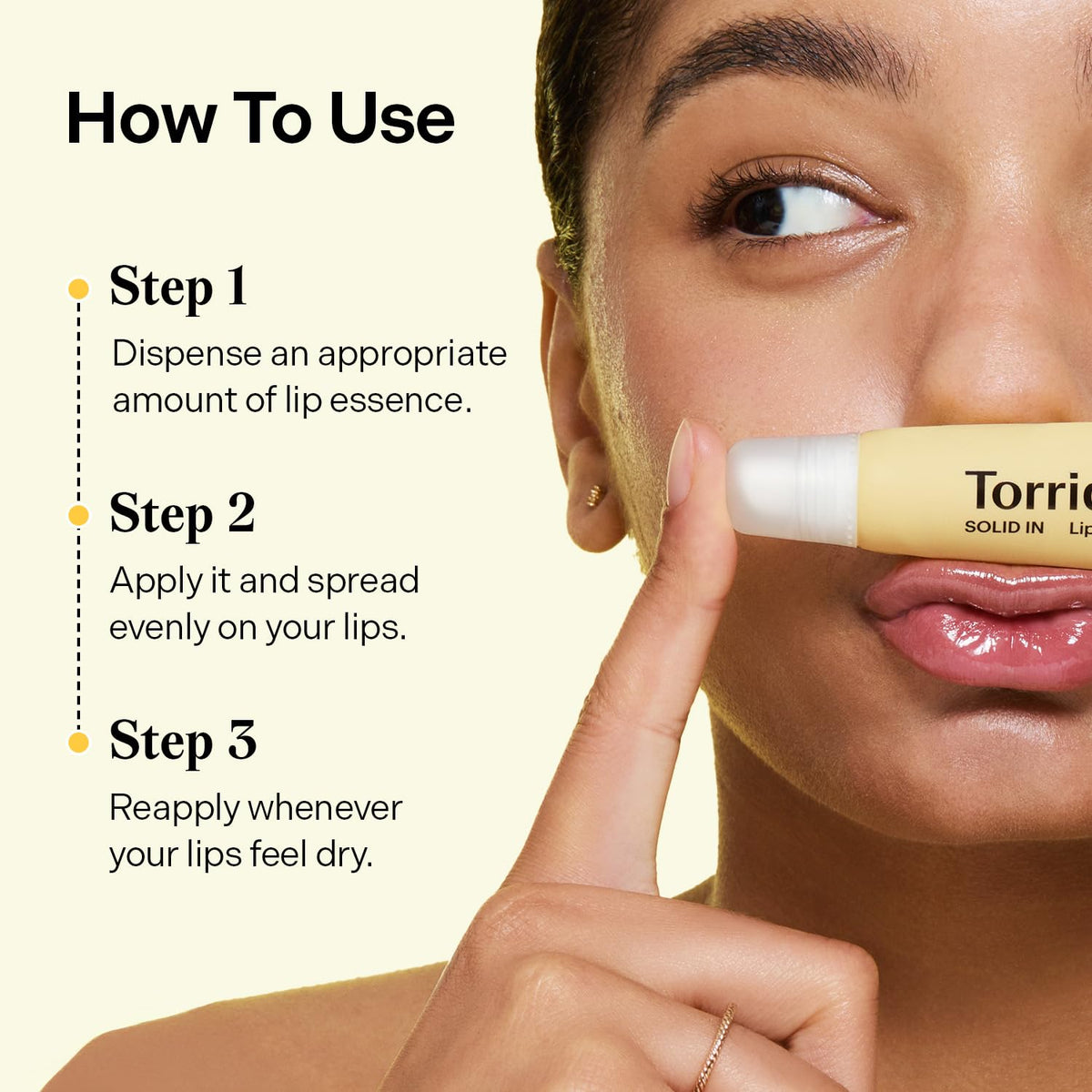 Torriden SOLID In Ceramide Lip Essence 0.37 onzas líquidas x 3 (paq...