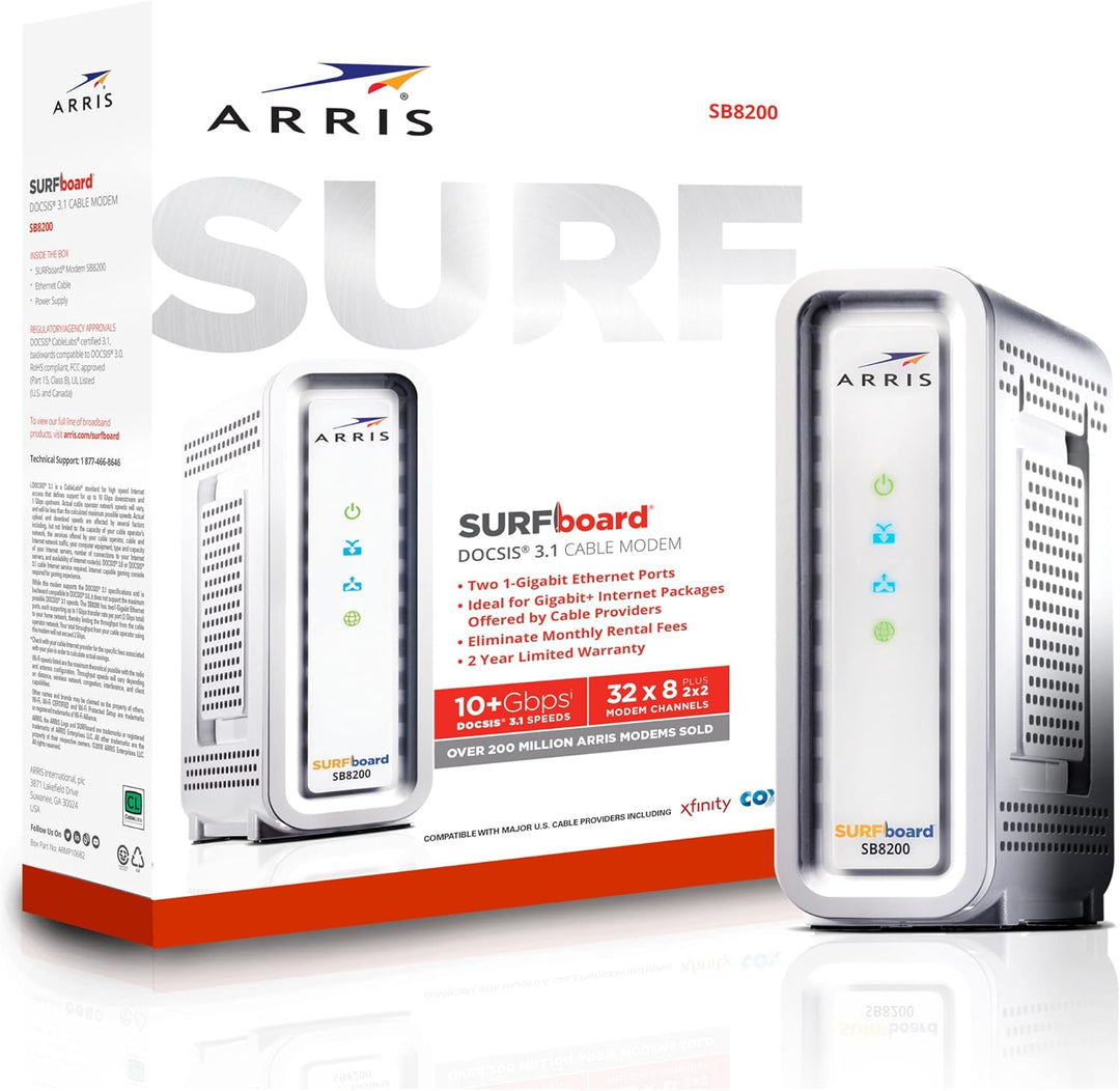 ARRIS SURFboard SB8200 DOCSIS 31 Cable módem 1000205