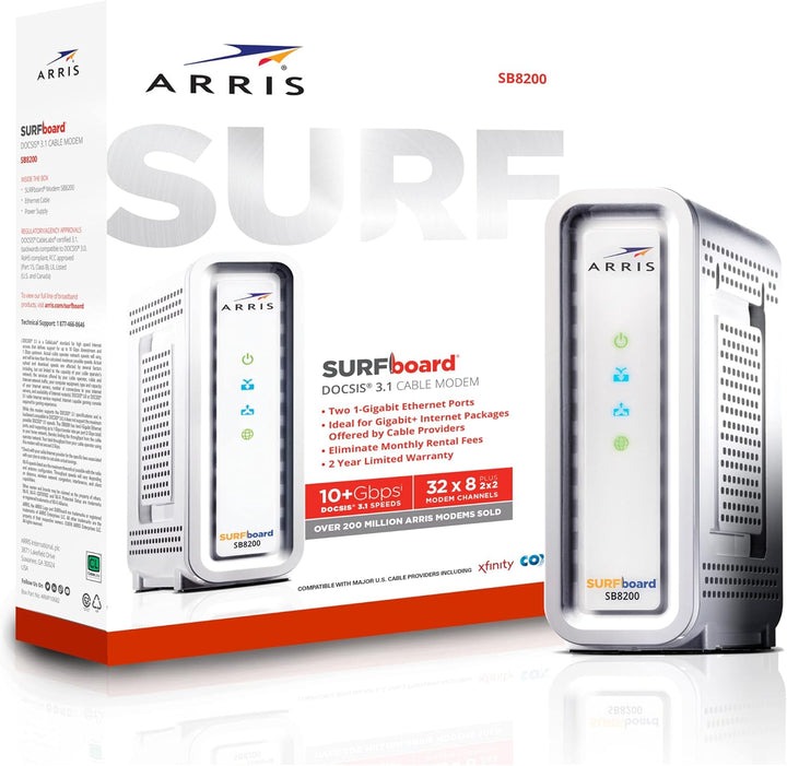 ARRIS SURFboard SB8200 DOCSIS 31 Cable módem 1000205