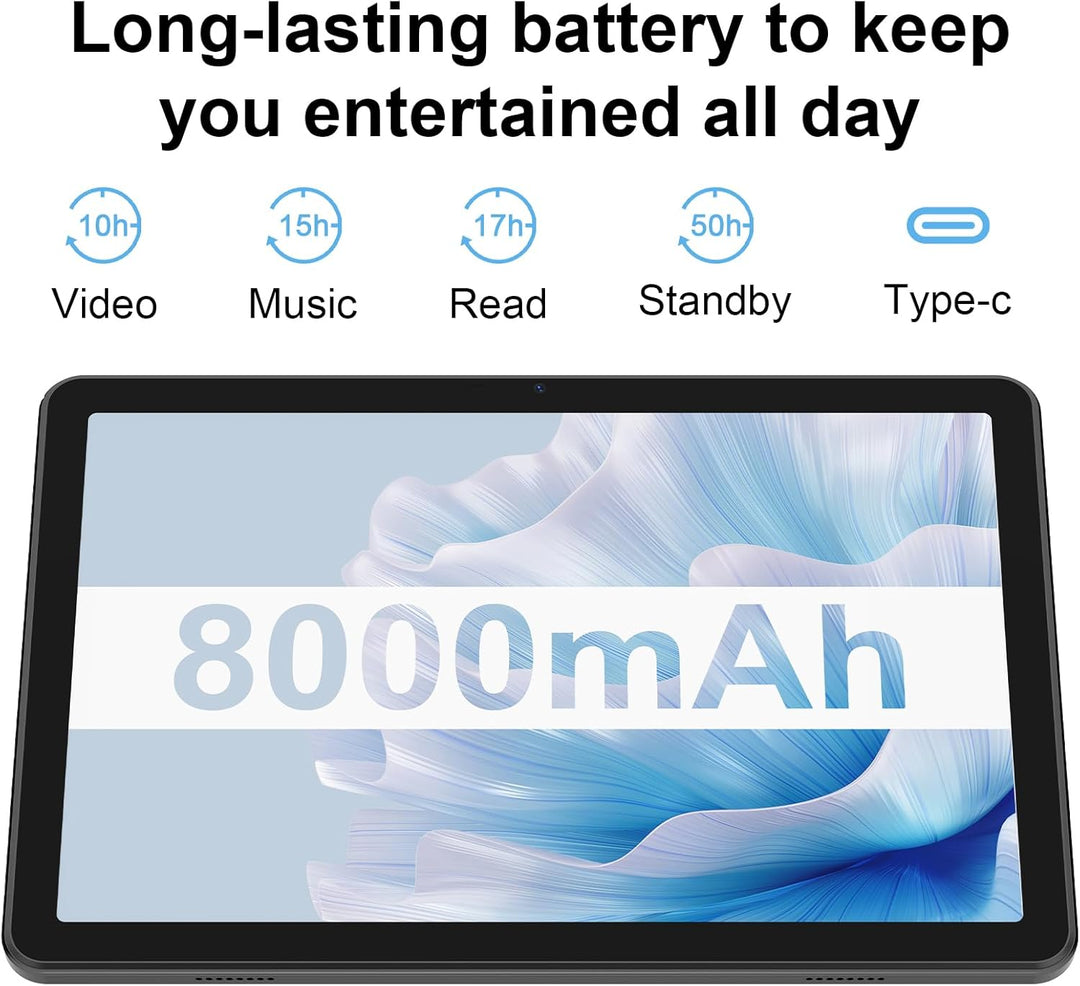 JUNINKE Tablet Android de 11", con funda, procesador Octa-core...