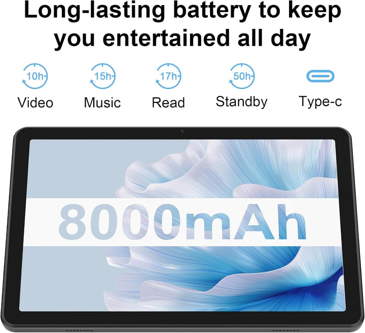 JUNINKE Tablet Android de 11", con funda, procesador Octa-core...