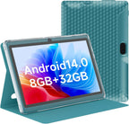 HOTTABLET Tablet Android 14.0 de 7 pulgadas con funda protectora, 8...