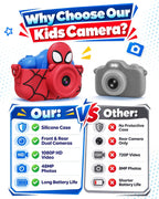 Juguetes de araña con cámara para niños de 3 a 8 años, cámara selfie para