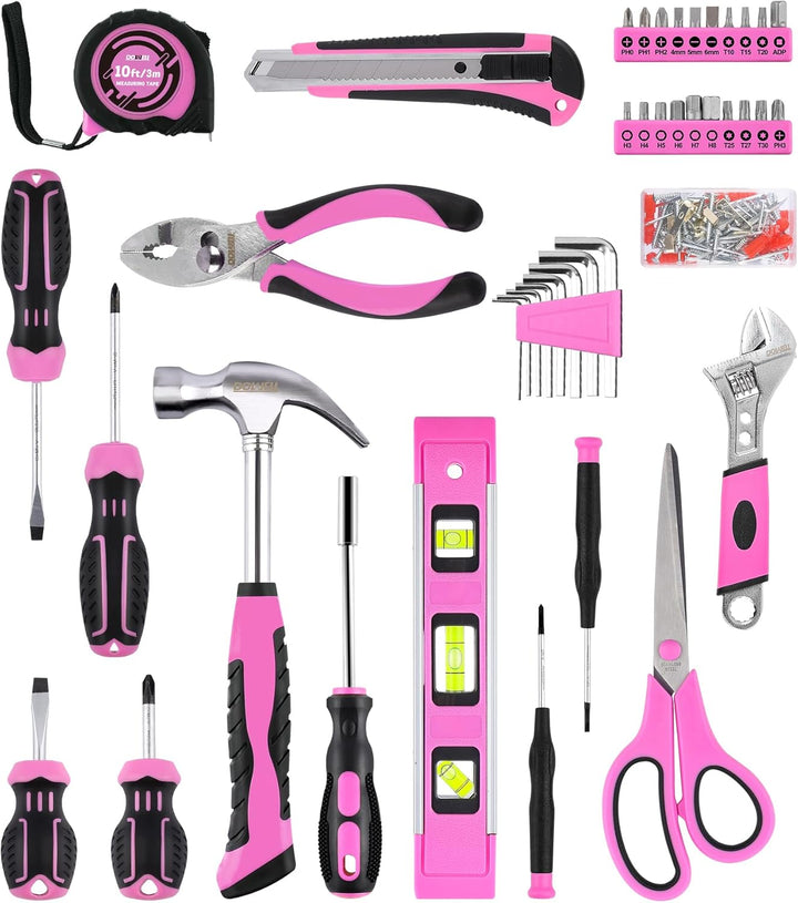 DOWELL Kit de herramientas de reparación del hogar de 123 piezas co...