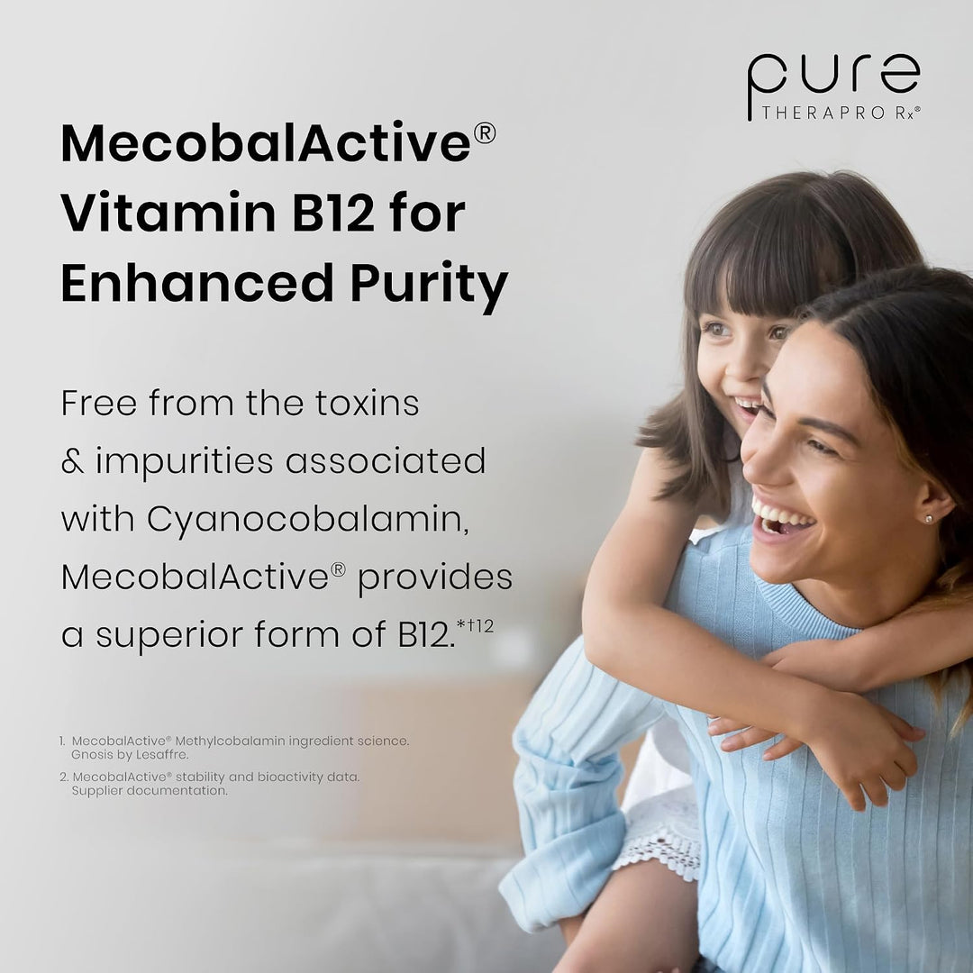Pure Therapro Rx Vitaminas del Complejo B Metiladas Fabricadas en E...