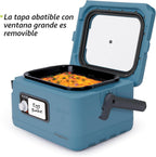 Presto 06017 - Olla de cocción lenta para viajar Nomad, de 8 cuartos de galón, color azul