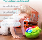BEST LEARNING Jardín de hongos - Juguetes interactivos educativos con luces para niños pequeños de 1 a 3 años - Colores, números, juegos y música para niños - Ideal como regalo de cumpleaños para