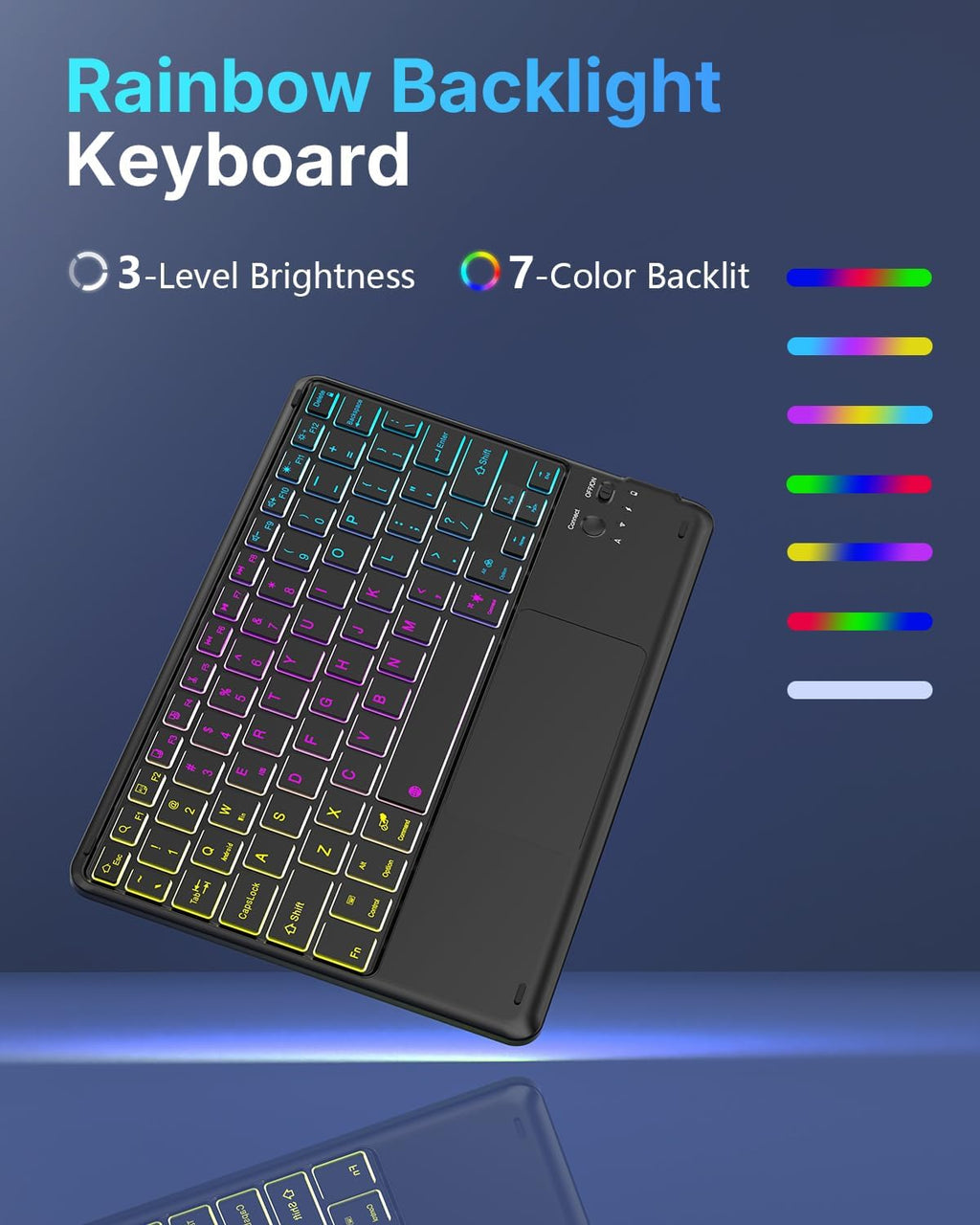 Funda para tablet con teclado para Samsung Galaxy Tab A11+ 5G/A9+ Plus de