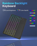 Funda para tablet con teclado para Samsung Galaxy Tab A11+ 5G/A9+ Plus de