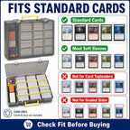 Caja de almacenamiento de tarjetas coleccionables, más de 2300