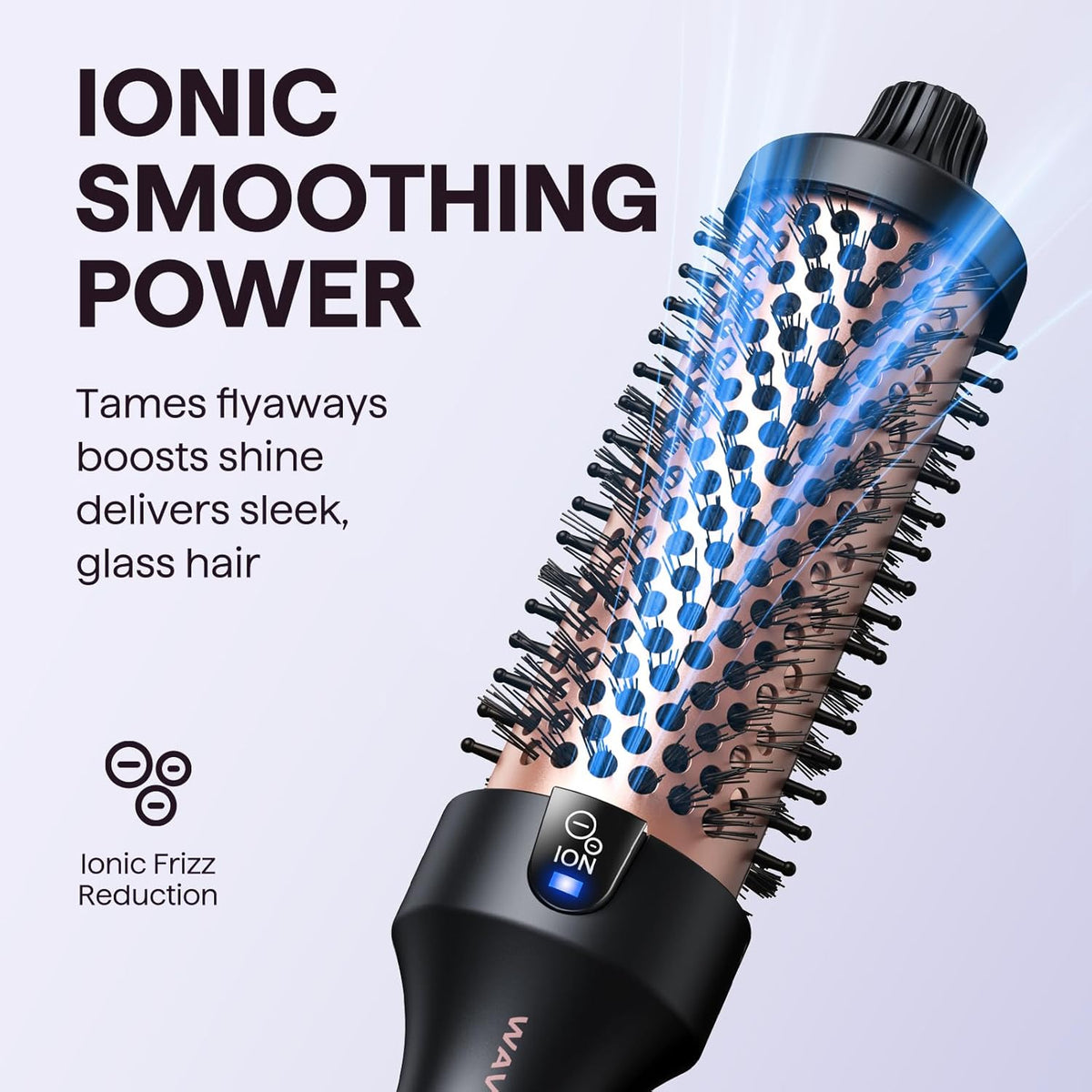 Wavytalk Cepillo térmico Blowout Boost, rizador de cepillo redondo...