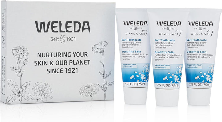 Weleda Pasta de dientes de sal natural. 2.5 onzas líquidas (paquete...