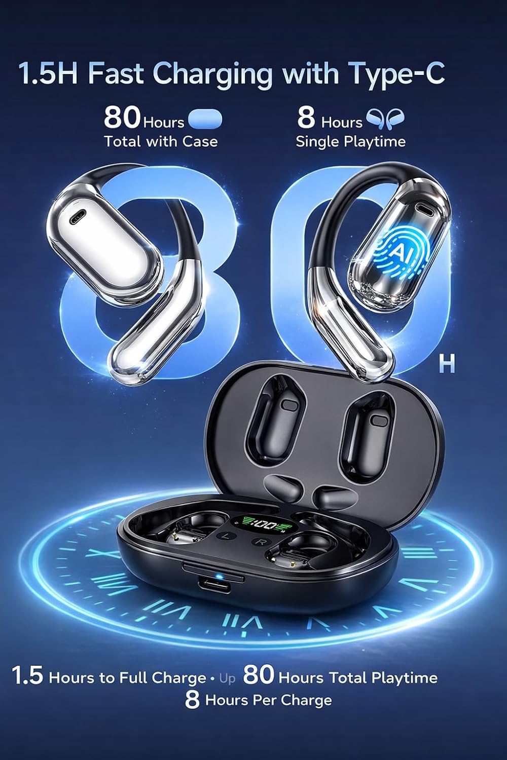 Auriculares de traducción AI en tiempo real, auriculares de traduct...
