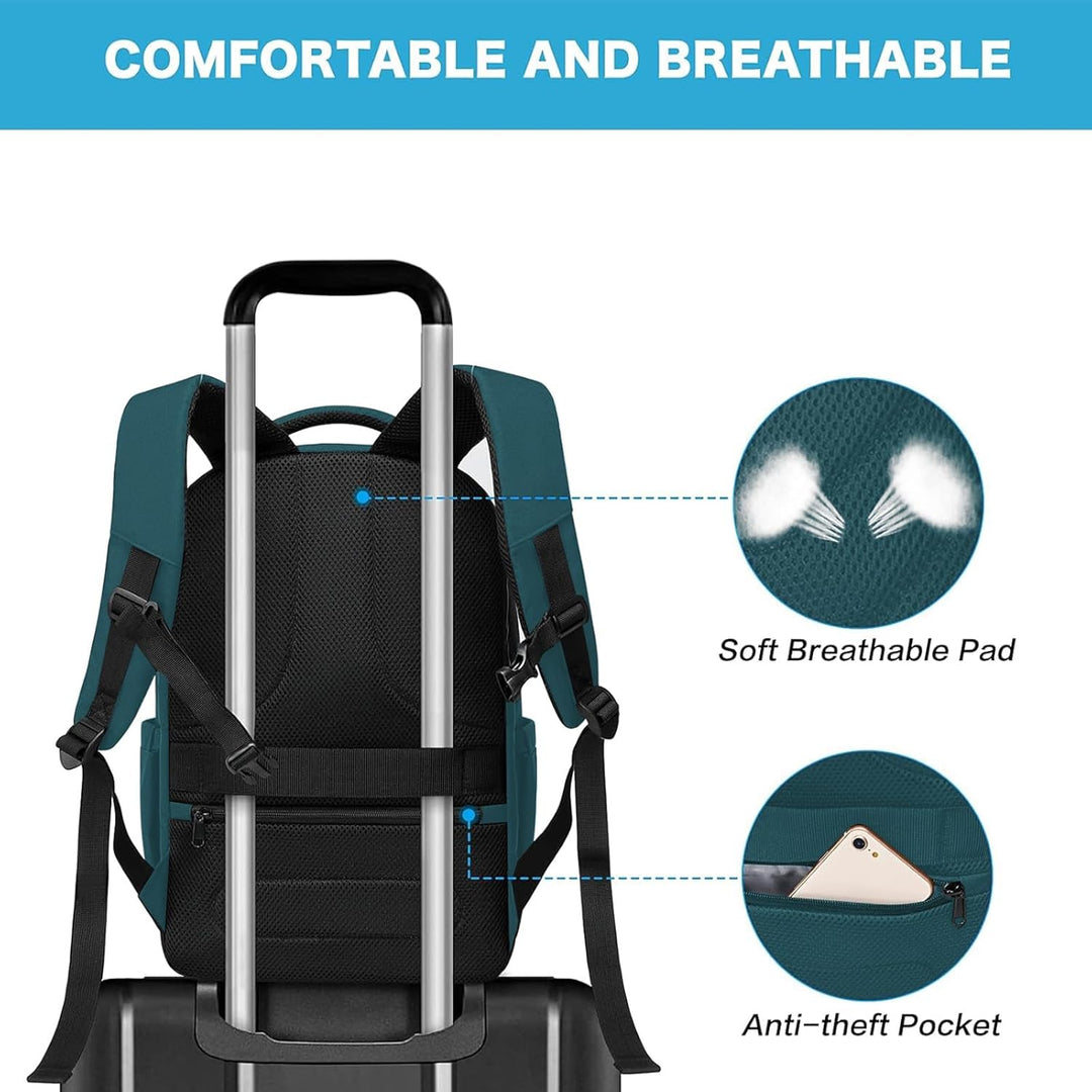 MOSISO Mochila para laptop de 15.6 a 16 pulgadas y 35L con puerto d...