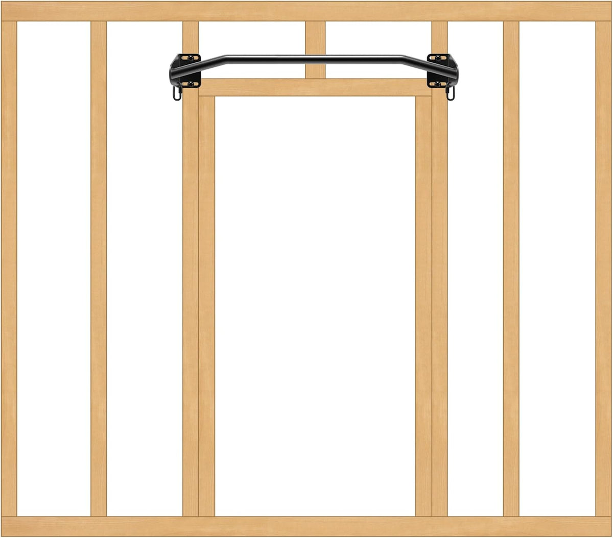 Kipika - Barra de dominadas de gran resistencia para montar en la puerta, barra multifuncional para flexiones, barra de fitness portátil para puerta, sistema de entrenamiento corporal para el hogar