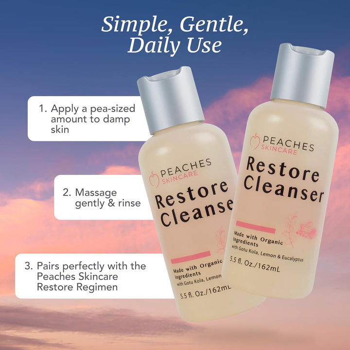 Peaches Skincare - Jabón facial vegano después del entrenamiento co...