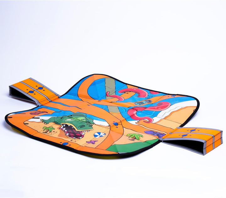 Hot Wheels Tara Toy: Rampa ZipBin Ramp It Up - Desabrocha para conv...