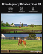 REOLINK Cámara de seguridad celular dual de la lente 4K al aire libre